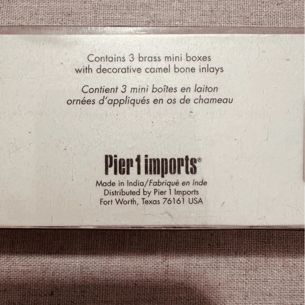 Pier One | Boxes | Mini Boxes